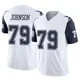 Marcellus Johnson Dallas Cowboys ＃79 Limited Youth White 2nd Alternate Vapor F.U.S.E. Jersey