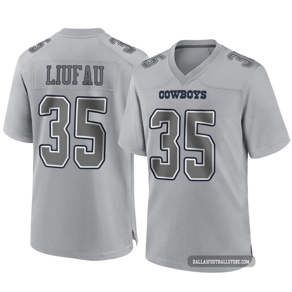 Marist Liufau Dallas Cowboys ＃35 Game Men's Gray Atmosphere Fashion Jersey