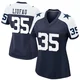 Marist Liufau Dallas Cowboys ＃35 Game Women's Navy Alternate Jersey