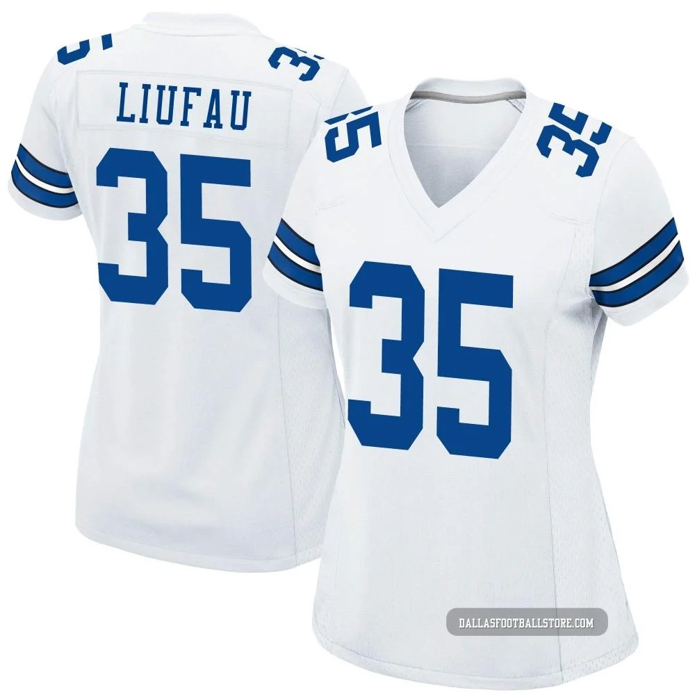 Marist Liufau Dallas Cowboys ＃35 Game Women's White Jersey