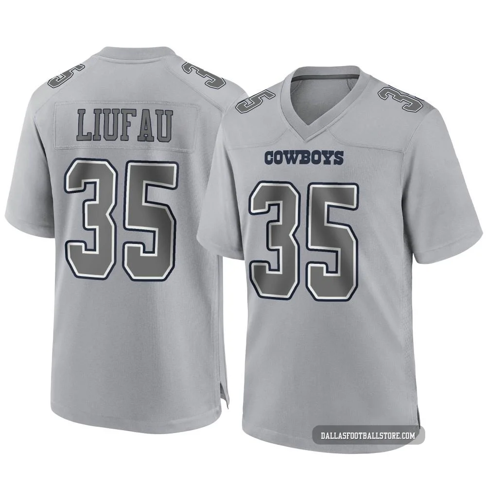 Marist Liufau Dallas Cowboys ＃35 Game Youth Gray Atmosphere Fashion Jersey
