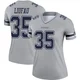 Marist Liufau Dallas Cowboys ＃35 Legend Women's Gray Inverted Jersey