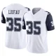Marist Liufau Dallas Cowboys ＃35 Limited Men's White 2nd Alternate Vapor F.U.S.E. Jersey
