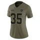 Marist Liufau Dallas Cowboys ＃35 Limited Women's Olive 2025 Salute to Service Jersey