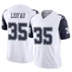 Marist Liufau Dallas Cowboys ＃35 Limited Youth White 2nd Alternate Vapor F.U.S.E. Jersey