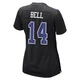 Markquese Bell Dallas Cowboys ＃14 Game Women's Black Carbon Fashion Jersey