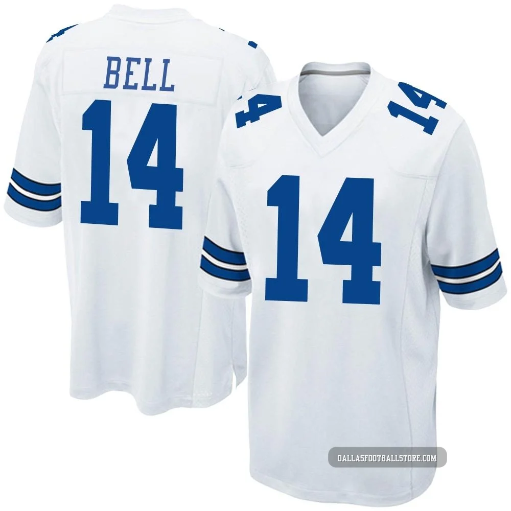 Markquese Bell Dallas Cowboys ＃14 Game Youth White Jersey