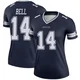 Markquese Bell Dallas Cowboys ＃14 Legend Women's Navy Jersey