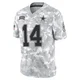Markquese Bell Dallas Cowboys ＃14 Limited Men's Arctic Camo 2024 Salute to Service Jersey