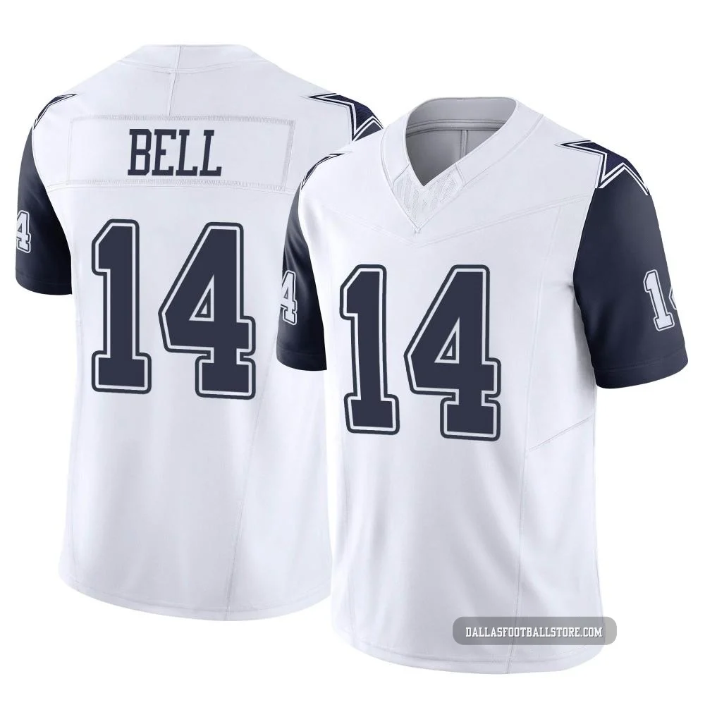 Markquese Bell Dallas Cowboys ＃14 Limited Men's White 2nd Alternate Vapor F.U.S.E. Jersey