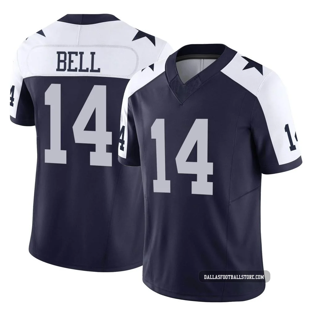 Markquese Bell Dallas Cowboys ＃14 Limited Youth Navy Alternate Vapor F.U.S.E. Jersey