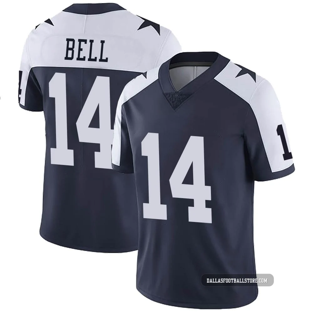 Markquese Bell Dallas Cowboys ＃14 Limited Youth Navy Alternate Vapor Untouchable Jersey