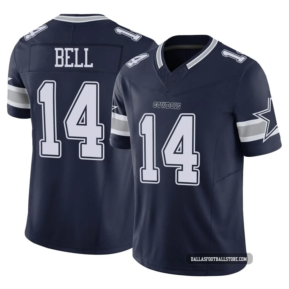 Markquese Bell Dallas Cowboys ＃14 Limited Youth Navy Vapor F.U.S.E. Jersey