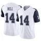 Markquese Bell Dallas Cowboys ＃14 Limited Youth White 2nd Alternate Vapor F.U.S.E. Jersey