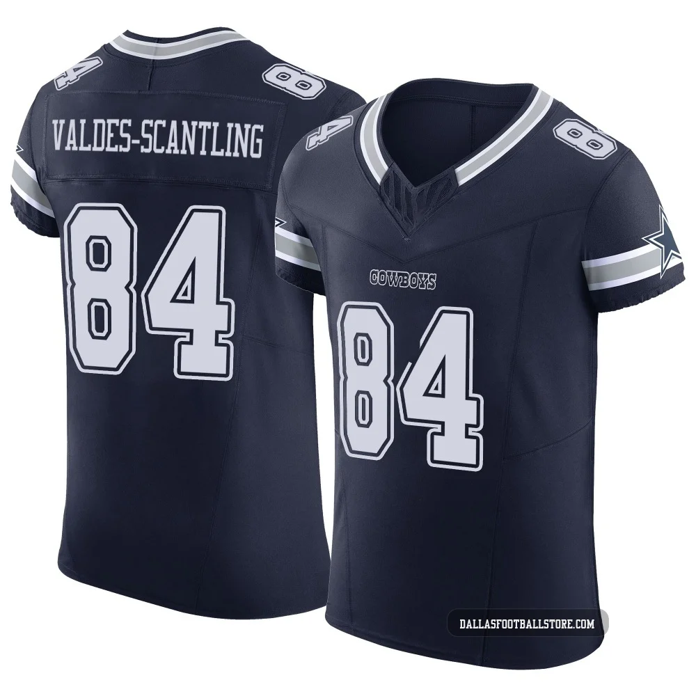 Marquez Valdes-Scantling Dallas Cowboys ＃84 Elite Men's Navy Vapor F.U.S.E. Jersey