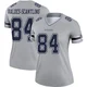 Marquez Valdes-Scantling Dallas Cowboys ＃84 Legend Women's Gray Inverted Jersey