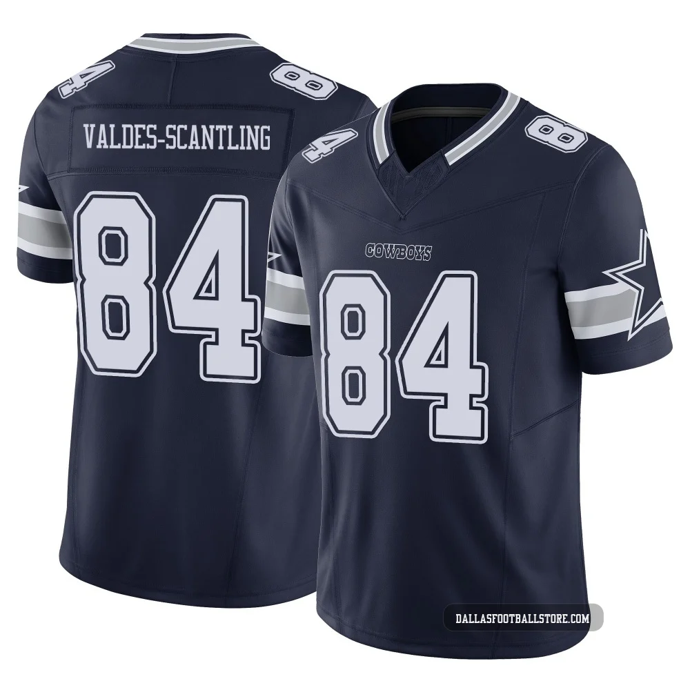 Marquez Valdes-Scantling Dallas Cowboys ＃84 Limited Men's Navy Vapor F.U.S.E. Jersey