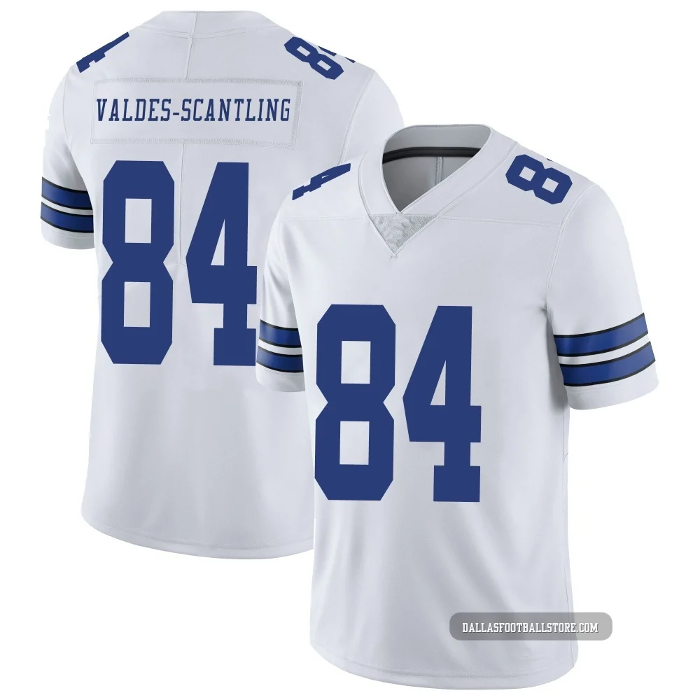 Marquez Valdes-Scantling Dallas Cowboys ＃84 Limited Men's White Vapor Untouchable Jersey
