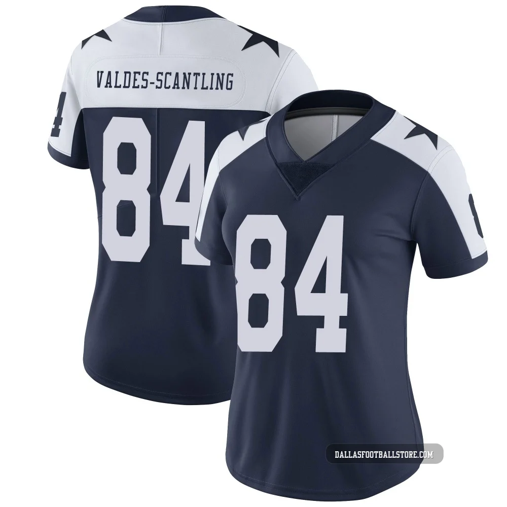 Marquez Valdes-Scantling Dallas Cowboys ＃84 Limited Women's Navy Alternate Vapor Untouchable Jersey