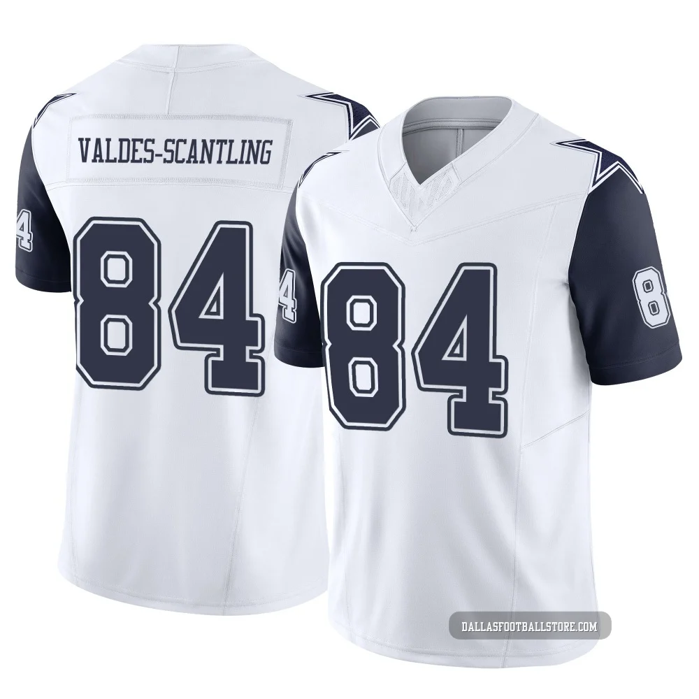 Marquez Valdes-Scantling Dallas Cowboys ＃84 Limited Youth White 2nd Alternate Vapor F.U.S.E. Jersey