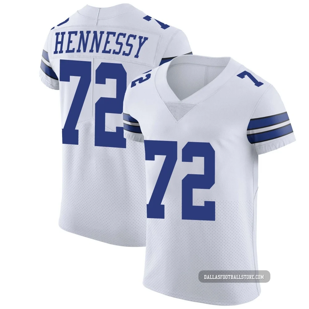 Matt Hennessy Dallas Cowboys ＃72 Elite Men's White Vapor Untouchable Jersey