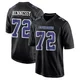 Matt Hennessy Dallas Cowboys ＃72 Game Men's Black Carbon Fashion Jersey