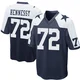 Matt Hennessy Dallas Cowboys ＃72 Game Men's Navy Blue Throwback Jersey