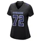 Matt Hennessy Dallas Cowboys ＃72 Game Women's Black Carbon Fashion Jersey