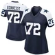 Matt Hennessy Dallas Cowboys ＃72 Game Women's Navy Alternate Jersey