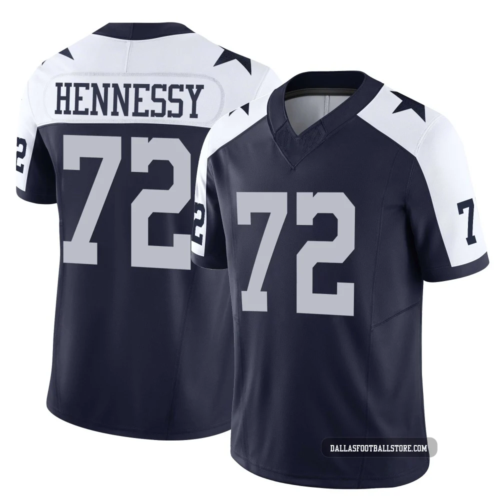 Matt Hennessy Dallas Cowboys ＃72 Limited Men's Navy Alternate Vapor F.U.S.E. Jersey