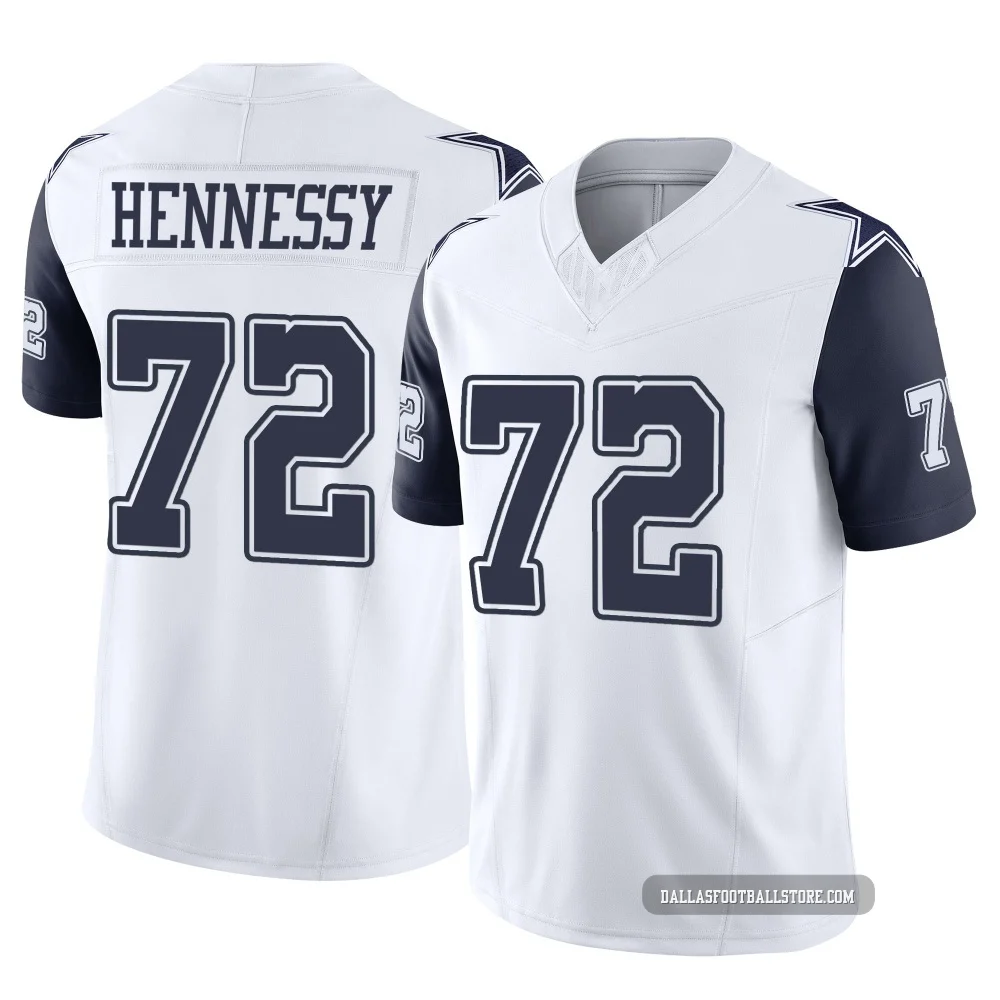 Matt Hennessy Dallas Cowboys ＃72 Limited Men's White 2nd Alternate Vapor F.U.S.E. Jersey