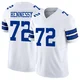 Matt Hennessy Dallas Cowboys ＃72 Limited Men's White Vapor F.U.S.E. Jersey