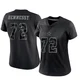 Matt Hennessy Dallas Cowboys ＃72 Limited Women's Black Reflective Jersey
