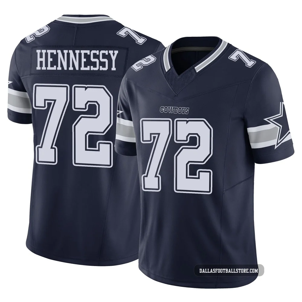 Matt Hennessy Dallas Cowboys ＃72 Limited Youth Navy Vapor F.U.S.E. Jersey