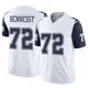 Matt Hennessy Dallas Cowboys ＃72 Limited Youth White 2nd Alternate Vapor F.U.S.E. Jersey
