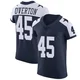 Matt Overton Dallas Cowboys ＃45 Elite Men's Navy Alternate Vapor Untouchable Jersey
