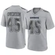 Matt Overton Dallas Cowboys ＃45 Game Youth Gray Atmosphere Fashion Jersey
