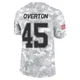 Matt Overton Dallas Cowboys ＃45 Limited Men's Arctic Camo 2024 Salute to Service Jersey
