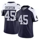 Matt Overton Dallas Cowboys ＃45 Limited Men's Navy Alternate Vapor F.U.S.E. Jersey