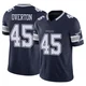 Matt Overton Dallas Cowboys ＃45 Limited Men's Navy Vapor F.U.S.E. Jersey