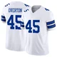Matt Overton Dallas Cowboys ＃45 Limited Men's White Vapor F.U.S.E. Jersey