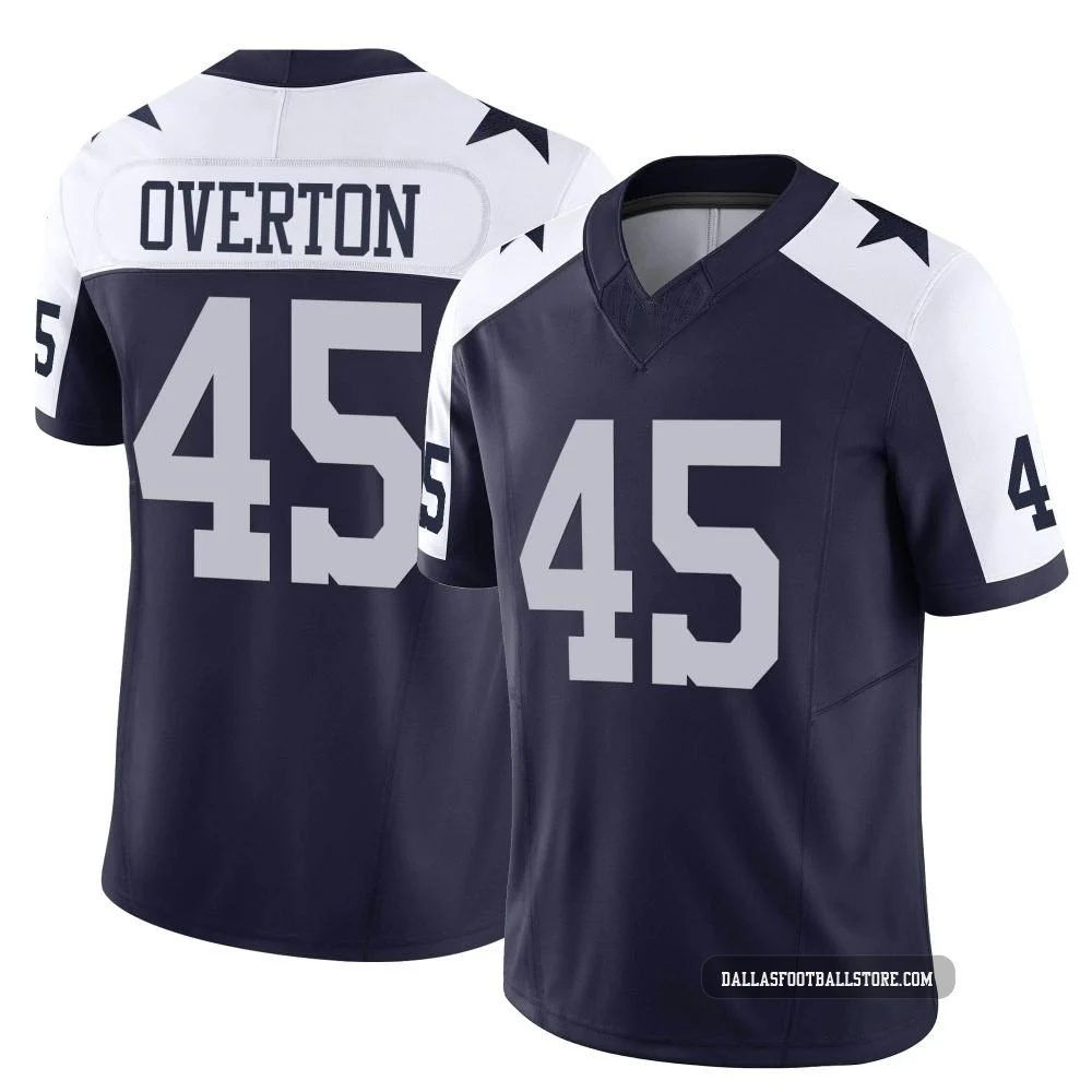 Matt Overton Dallas Cowboys ＃45 Limited Youth Navy Alternate Vapor F.U.S.E. Jersey