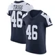 Michael Trigg Dallas Cowboys ＃46 Elite Men's Navy Alternate Vapor Untouchable Jersey