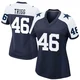 Michael Trigg Dallas Cowboys ＃46 Game Women's Navy Alternate Jersey