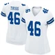 Michael Trigg Dallas Cowboys ＃46 Game Women's White Jersey