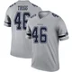 Michael Trigg Dallas Cowboys ＃46 Legend Youth Gray Inverted Jersey