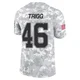 Michael Trigg Dallas Cowboys ＃46 Limited Men's Arctic Camo 2024 Salute to Service Jersey