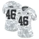 Michael Trigg Dallas Cowboys ＃46 Limited Women's Arctic Camo 2024 Salute to Service Jersey
