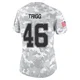 Michael Trigg Dallas Cowboys ＃46 Limited Women's Arctic Camo 2024 Salute to Service Jersey