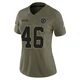 Michael Trigg Dallas Cowboys ＃46 Limited Women's Olive 2025 Salute to Service Jersey
